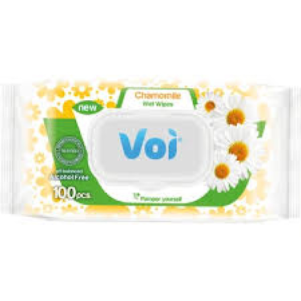 VOİ ISLAK HAVLU 100 LÜ PAPATYA