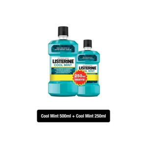 LISTERINE 500+250 ML COOL MINT