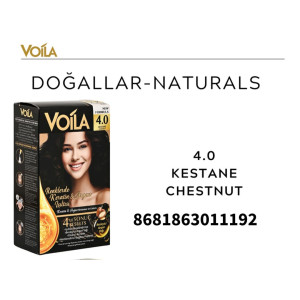VOİLA SAÇ BOYASI 4,0 KESTANE