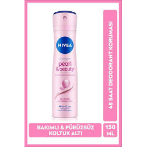 NIVEA DEO 150 ML BAYAN PEARLY BEAUTY