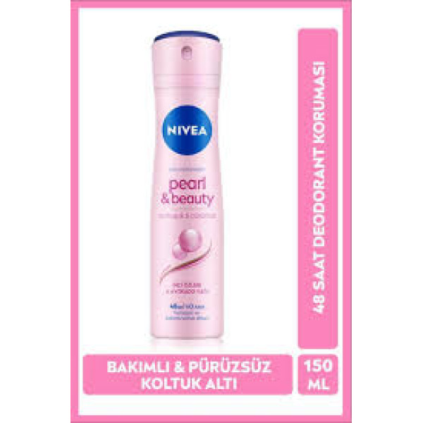 NIVEA DEO 150 ML BAYAN PEARLY BEAUTY
