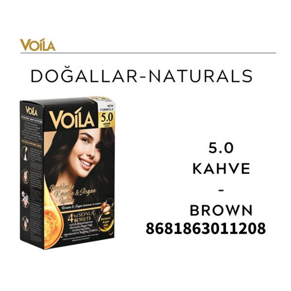 VOİLA SAÇ BOYASI 5,0 KAHVE