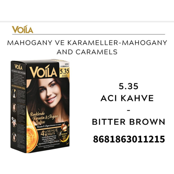 VOİLA SAÇ BOYASI 5,35 ACI KAHVE