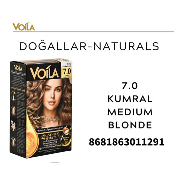 VOİLA SAÇ BOYASI 7,0 KUMRAL
