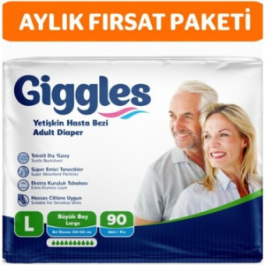 GİGGLES BELBANTLI HASTA BEZİ LARGE 4X30