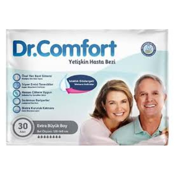 DR COMFORT BELBANTLI HASTA BEZİ XLARGE 30 LU