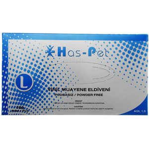 MUAYENE ELDİVENİ 100 LÜ VİNİL L HASPET