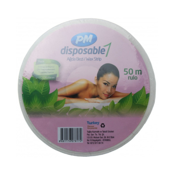 PM DİSPOSABLE RULO AĞDA BEZİ 50 MT
