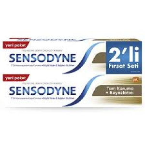 SENSODYNE TAM KORUMA BEYAZLATICI 50ML+50ML