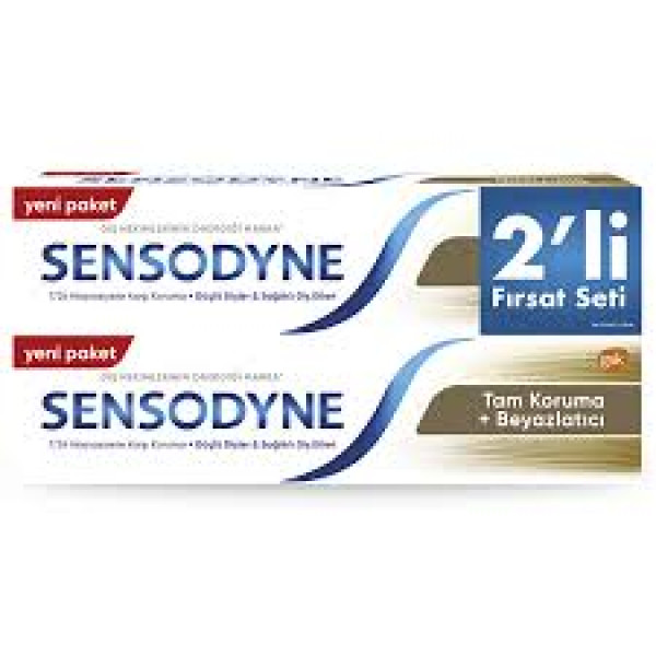 SENSODYNE TAM KORUMA BEYAZLATICI 50ML+50ML
