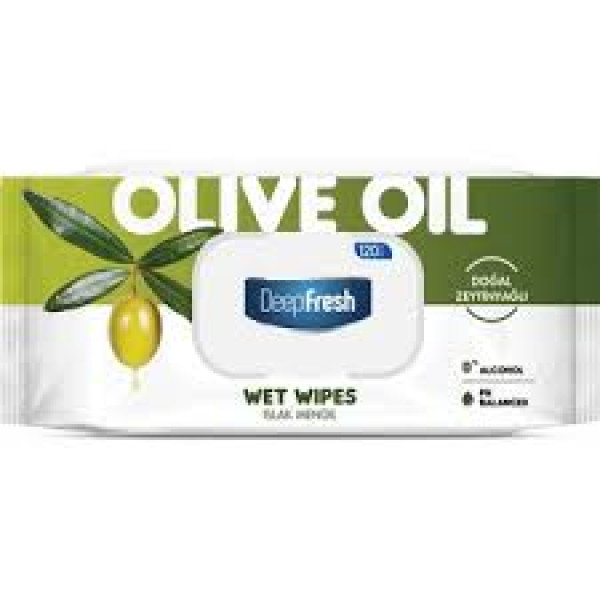 DEEP FRESH ISLAK HAVLU 120 Lİ ZEYTİNYAĞLI