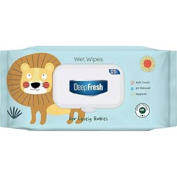 DEEP FRESAH ISLAK HAVLU 120 Lİ ASLAN