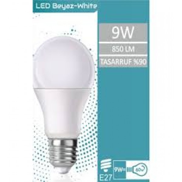 ELİTLED 9W LED AMPÜL BEYAZ