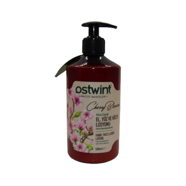 OSTWİNT EL VE VÜCUT LOSYON 500 ML KİRAZ ÇİÇEKLERİ