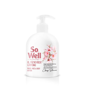 SOWELL EL VÜCUT LOSYONU KİRAZ ÇİÇEĞİ 500 ML