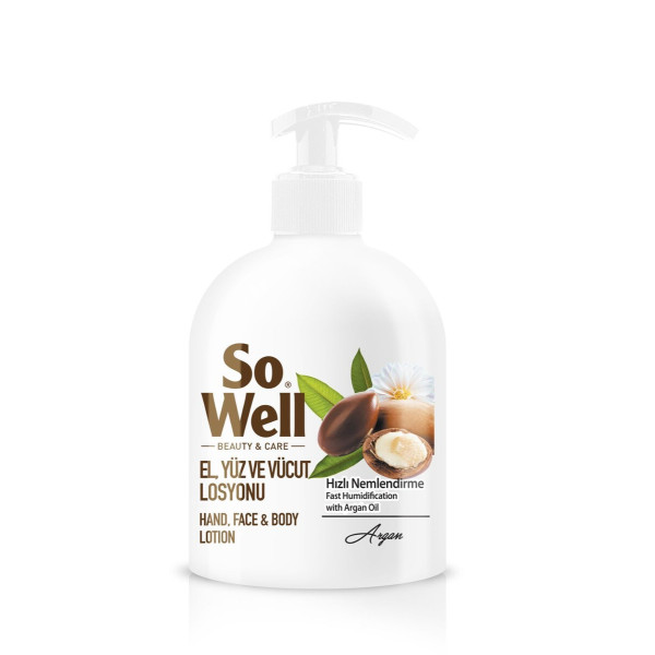 SOWELL EL VÜCUT LOSYONU ARGAN 500 ML