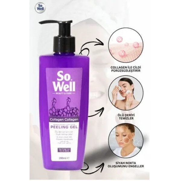 SOWELL COLLAGEN PEELİNG JEL 200ML