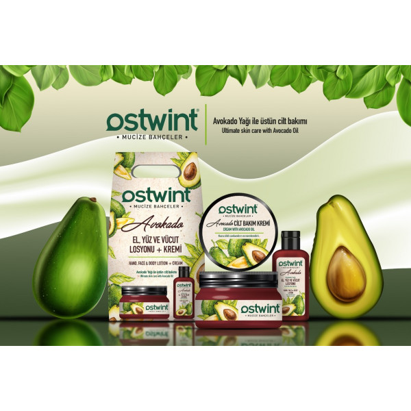 OSTWİNT KREM 300 ML VE LOSYON 100 ML SET AVOKADO