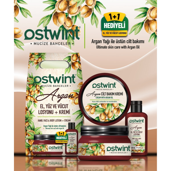 OSTWİNT KREM 300 ML VE LOSYON 100 ML SET ARGAN