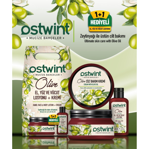 OSTWİNT KREM 300 ML VE LOSYON 100 ML SET ZEYTİNYAĞLI