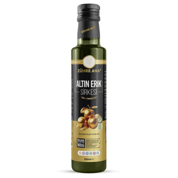 ZÜHRE ALTIN ERİK SİRKESİ 250 ML (PKT 20 Lİ)