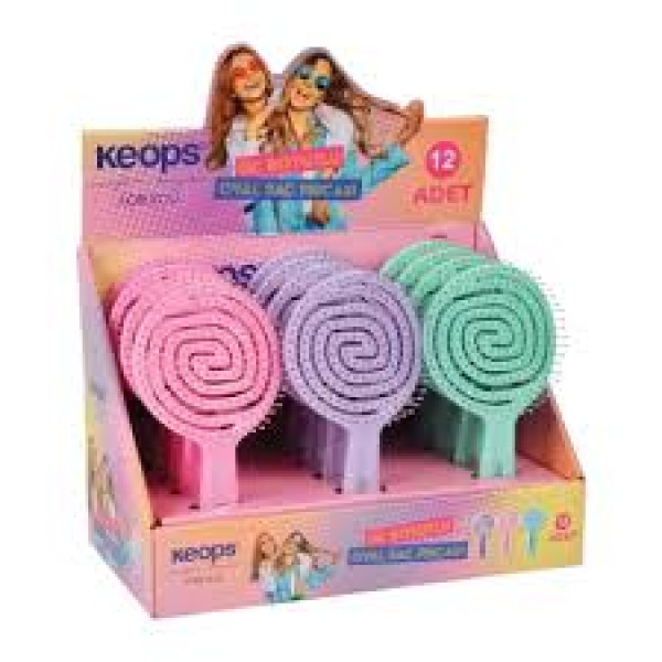 KEOPS SAÇ FIRÇASI ÜÇ BOYUTLU OVAL