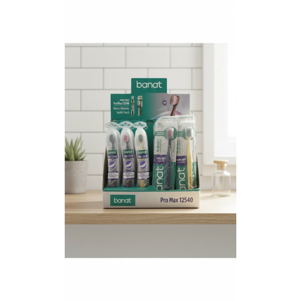 BANAT DİŞ FIRÇASI 24 LÜ STAND PRO MAX 12540