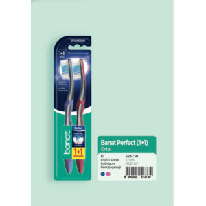 BANAT DİŞ FIRÇASI PERFECT 1+1 MED