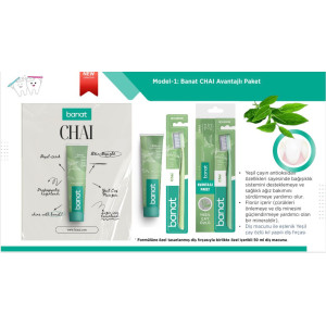 BANAT DİŞ FIRÇASI CHAİ SET (MACUN+FIRÇA)