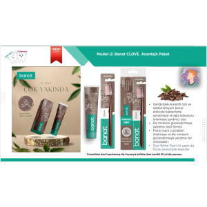 BANAT DİŞ FIRÇASI CLOVE SET (MACUN+FIRÇA)