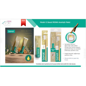 BANAT DİŞ FIRÇASI MİSWA SET (MACUN+FIRÇA)