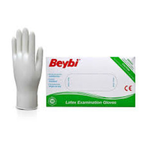 MUAYENE ELDİVENİ 100 LÜ PUDRALI L BEYBİ