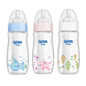 WEE ISIYA DAY.GENİŞ AĞZ.CAM BİB.280 ML