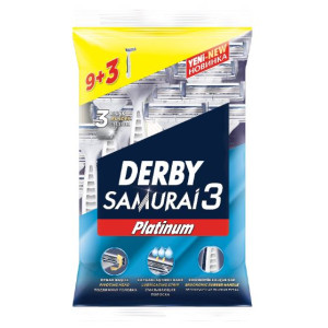 DERBY SAMURAI3 PLATINUM 12 Lİ POŞET (PKT 4 LÜ)