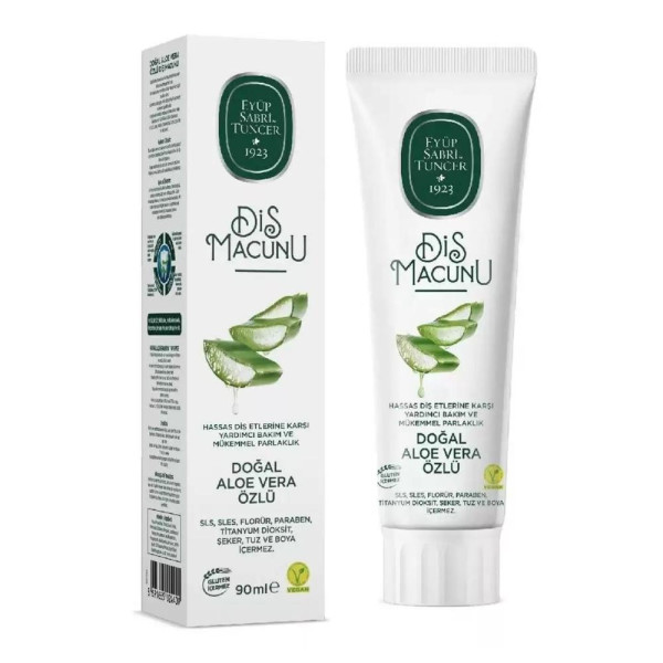 EYÜP SABRİ TUNCER DİŞ MACUNU ALOE VERA ÖZLÜ 90ML