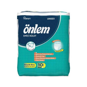 ÖNLEM EMİCİ KÜLOT LARGE 10 LU (KOLİ 8ADET)