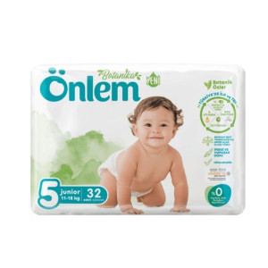 ÖNLEM BOTANICA ÇOCUK BEZİ İKİLİ JUMBO JUNIOR 32Lİ (KOLİ4LÜ)