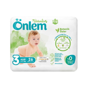 ÖNLEM BOTANICA ÇOCUK BEZİ  MİDİ JUMBO 26Lİ (KOLİ4LÜ)