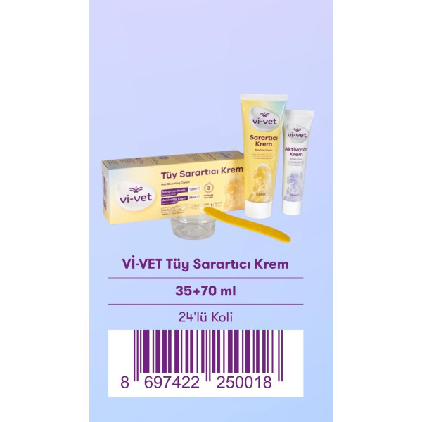 VİVET TÜY SARARTICI KREM 35+75 ML