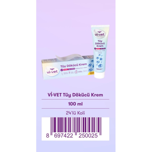 VİVET TÜY DÖKÜCÜ KREM 100 ML TÜM CİLTLER