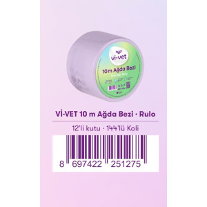 VİVET AĞDA BEZİ 10 MT RULO (PKT-12)