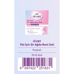 VİVET SİR AĞDA BANDI YÜZ İÇİN PUDRALI
