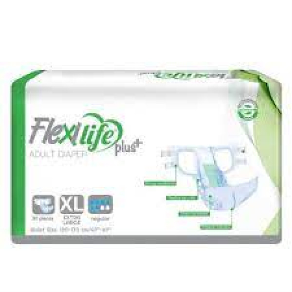 MAVİ BEYAZ FLEXİ PLUSPED BELBANTLI 30LU X LARGE