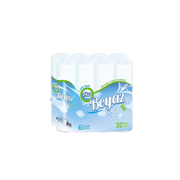 EKO BEYAZ TUVALET KAĞIDI 32 Lİ(KOLİ 3 LÜ)