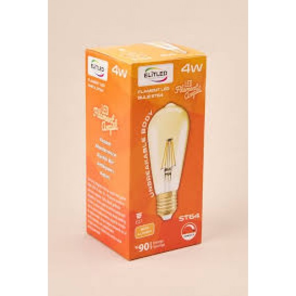 ELİTLED ST64 LED AMPÜL FİLAMENT
