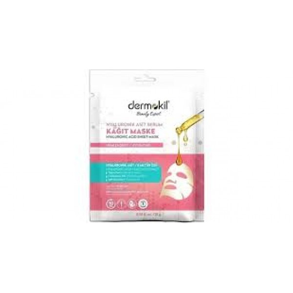 DERMOKİL KAĞIT MASKE HYALURONİC ASİT 23 GR