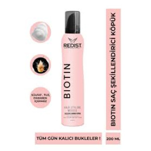 REDİST SAÇ KÖPÜĞÜ STYLİNG BİOTİN 200 ML
