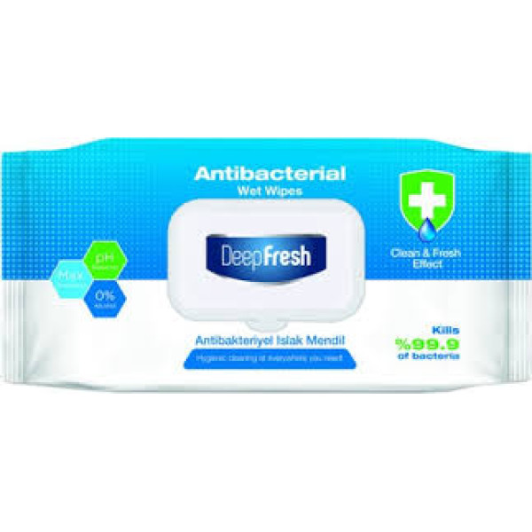 DEEP FRESH ISLAK MENDİL 100LÜ PREM.SOFT-CREAM MAVİ