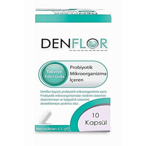 DENFLOR PROBİYOTİK 10 LU KAPSÜL