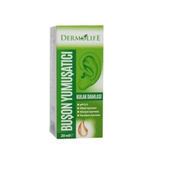 DERMOLIFE KULAK DAMLASI BUŞON YUMUŞATICI 20ML